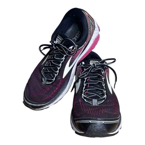 Brooks Shoes - Brooks Women’s Ghost 10 Running Shoes Sz 11 Black/Pink Support Cushion